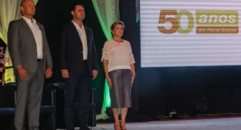 Ratinho Jr. participa do aniversário de 50 anos da Cargil em Ponta Grossa