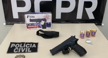 Arma de pressão usada para ameaçar ex-mulher é apreendida em Palmeira