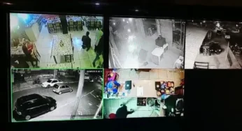 Imagens mostram como foi assalto à pizzaria no Boa Vista