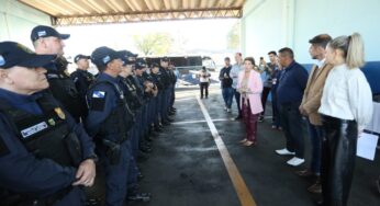 Guarda Civil Municipal recebe novas pistolas para reforço de atividades