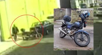 Vídeo: Homem furta motocicleta no centro de Ponta Grossa