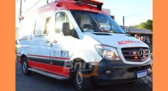 Criança é socorrida às pressas pelo SAMU após apresentar insuficiência respiratória