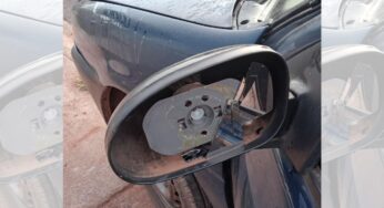 Morador de PG perde retrovisor após motociclista ultrapassar na contramão e pede ação de autoridades