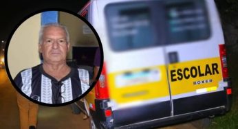 Identificado idoso que morreu atropelado por van escolar em bairro de PG