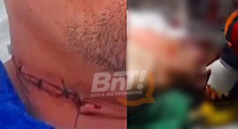 Homem leva facada no pescoço em PG durante sequestro