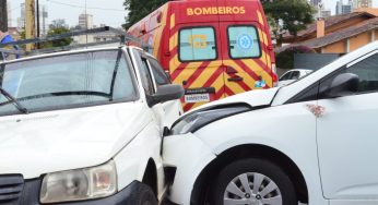 Carro avança preferencial e provoca acidente em Uvaranas