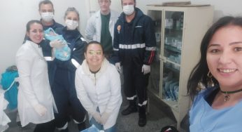 Parto é realizado com a ajuda do SAMU no Centro de Saúde de Carambeí