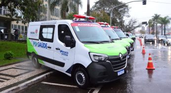 Saúde de Ponta Grossa ganha sete novas ambulâncias