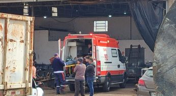 Homem é atingido na cabeça por tampa de carreta em PG