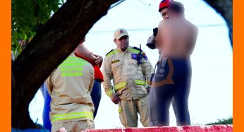 Bombeiros de PG salvam homem que tentava tirar a própria vida
