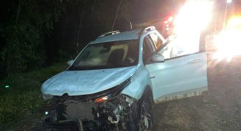 Vereador de Carambeí se envolve em acidente na BR-376 em PG