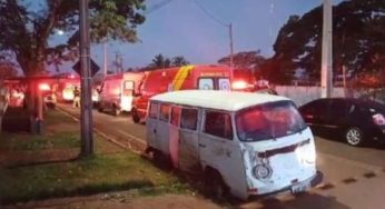 Quatro crianças morrem atropeladas por Kombi no Paraná