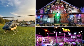 Transforma Agro traz passeios de balão, helicóptero e parque de diversões