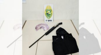 PM prende homem após assalto a posto de combustível em Uvaranas