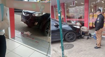 Mulher com bebê de colo é atropelada em Castro