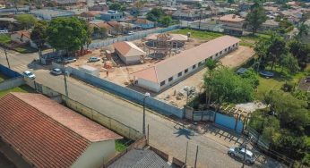 Obras da pré-escola Aquarela em Tibagi atingem 65% de execução