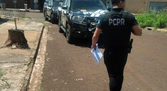 Polícia Civil de Castro, Ministério Público e PM deflagraram operação contra roubos ocorridos na região