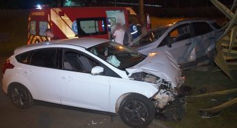 Falta de sinalização causa acidente em cruzamento de Ponta Grossa