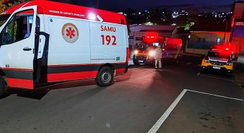 Homem fica gravemente ferido após ser baleado enquanto andava no centro de Telêmaco Borba