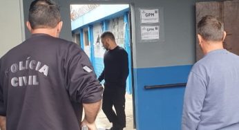 Homem é preso após ir até a casa da ex-mulher e ameaçá-la de morte em Castro