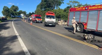 Grave acidente na BR 277 em Irati deixa um morto e vários feridos