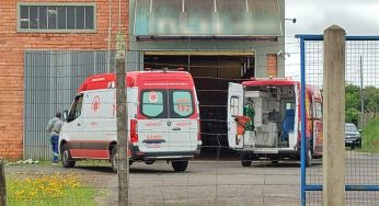 Trabalhadores sofrem queda de 7 metros durante manutenção em Ponta Grossa