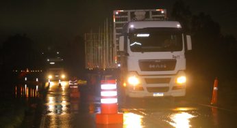 ATENÇÃO: Rodovia entre PG e Palmeira é liberada após interdição devido às chuvas