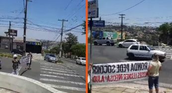 Moradores da Ronda fazem protesto por conta de condições precárias do bairro