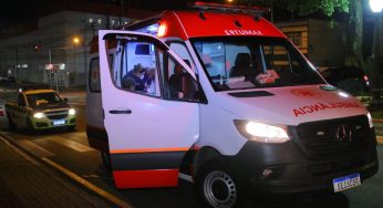 Mulher é atropelada por motociclista e ambos ficam feridos em PG
