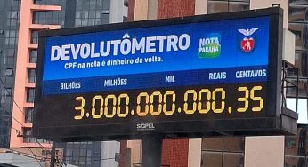Programa Nota Paraná alcança a marca de R$ 3 bilhões devolvidos aos contribuintes