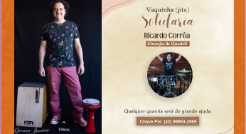 Músico ponta-grossense com osteonecrose realiza vaquinha para pagar cirurgia