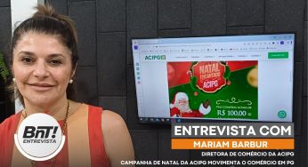 ACIPG comemora adesão de pequenos comerciantes na campanha Natal Encantado