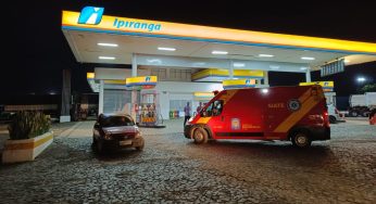 Homem é baleado e pede ajuda em posto de combustível em bairro de PG