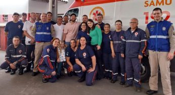 Enfermeiro Rinaldo faz visita emocionante ao SAMU em PG após recuperação