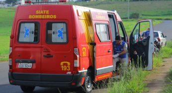 Ciclista fica ferido após ser atropelado por carro em PG