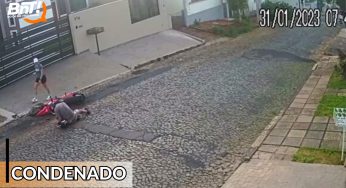 Motociclista que deu tapa em nádegas de mulher em PG é condenado por importunação sexual