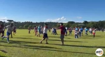 PM divulga detalhes sobre briga em jogo na região; veja o vídeo da confusão