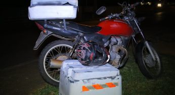 Condutor de van foge após atingir motociclista em Uvaranas