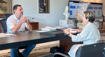 Prefeita se reúne com governador e apresenta projeto de R$349 mi para pavimentação em PG