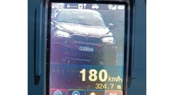 Quase 7 mil veículos são flagrados em alta velocidade durante o Réveillon no Paraná