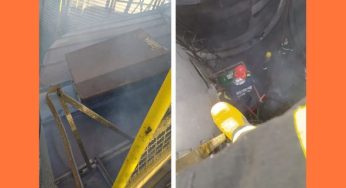 Secador de grãos de empresa tem princípio de incêndio em Carambeí