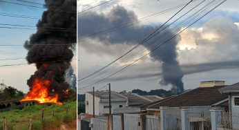 Saiba qual o motivo do incêndio que espantou moradores na tarde de hoje (08) em PG