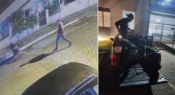 Motocicleta furtada em frente à escola de Castro é encontrada abandonada em Carambeí