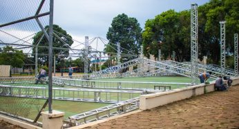 Tibagi inicia montagem de estrutura para o Carnaval 2024