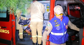 Homem é baleado no tórax em PG; ele recusou encaminhamento para o hospital
