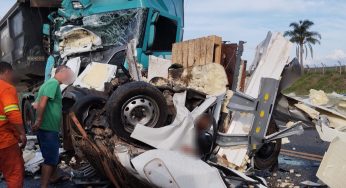 Motorista morre em grave acidente na PR-151 em Jaguariaíva