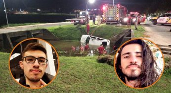 Identificados irmãos que morreram após carro cair no Lago 2 em Castro