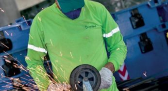 Manutenção de contentores promovem a gestão de resíduo