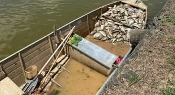 Secretário aponta assoreamento no Lago de Olarias como possível causa da mortandade de peixes