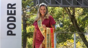 Modelo é homenageada na Câmara de PG por representar cidade no Miss Brasil Real
